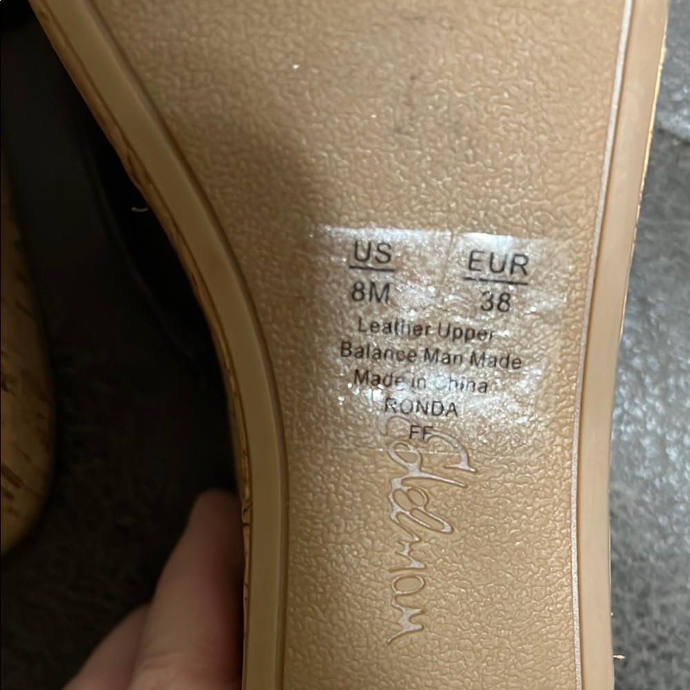 Sam Edelman Women's Black Leather Sandals - Picture 4 of 5